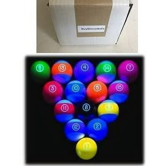 EPCO Glo Regulation American Made Billiard Balls Set (15 Count)