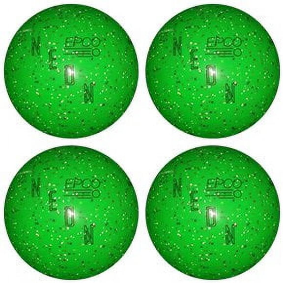 EPCO Neon Candlepin Bowling Ball- Neon Green Four Ball (Size:4 1/2 inch- 2lbs. 6oz.;)