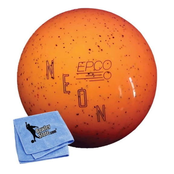 EPCO Neon Candlepin Bowling Ball- Neon Orange (4 1/2 inch- 2lbs. 6oz.) 1 Ball