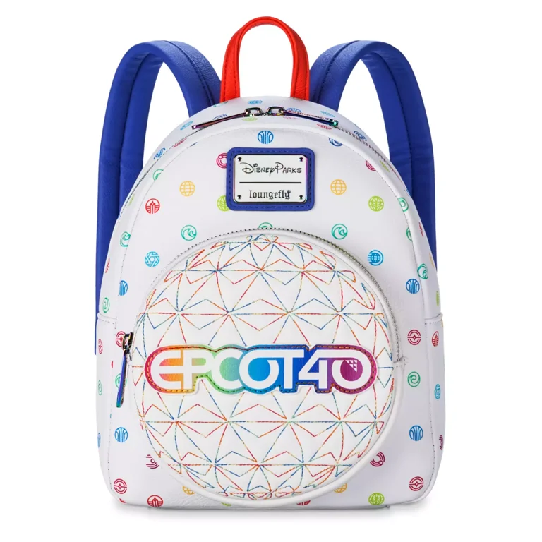 Loungefly EPCOT 40th Anniversary Backpack with Spaceship  display picture 1