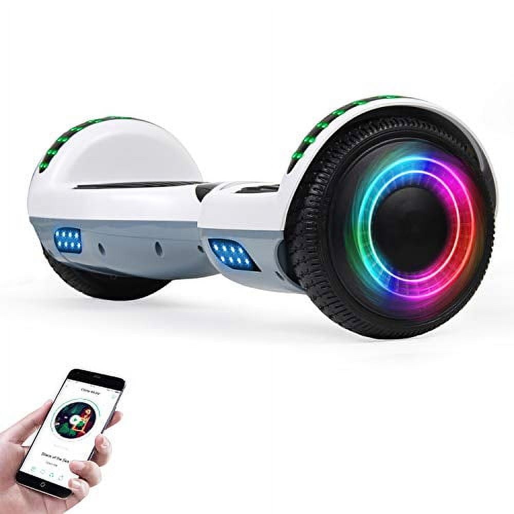 EPCTEK Hoverboard for Kids with Bluetooth Speaker 6.5