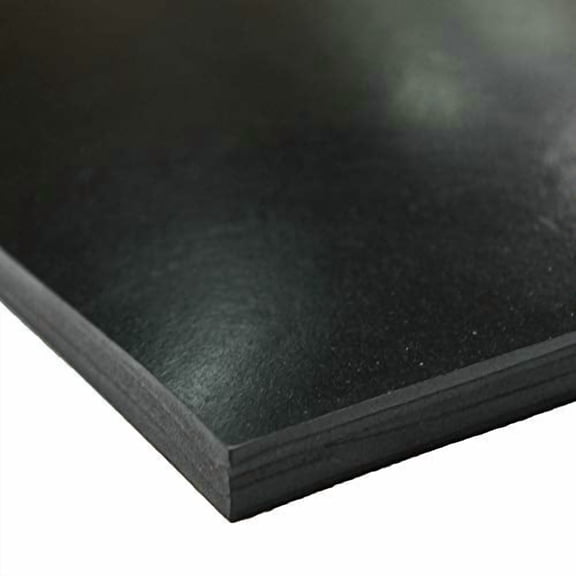 EPDM - Commercial Grade - 60A - Rubber Sheet - 1/2" Thick x 4" Width x 4" Length - Black (3 Pack)$$Building Supply
