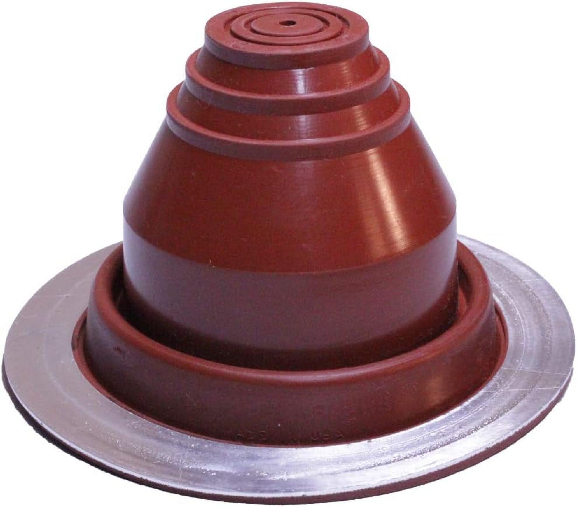 EPDM Flexible Roof Jack Pipe Boot Metal Roofing Pipe Flashing (Pipe OD