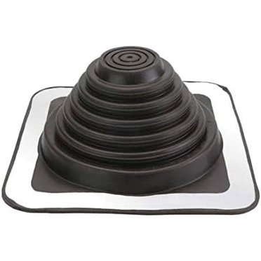 Aztec Washer #1 Gray EPDM Pipe Flashing Boot For Metal Roof – Fits 1/4 To 2-1/2 Pipe
