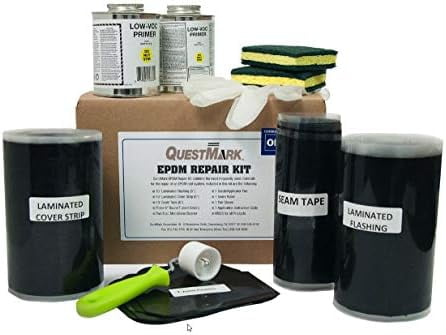 EPDM Roof Patch and Repair Kit - Includes Professional Grade 6" Wide ...