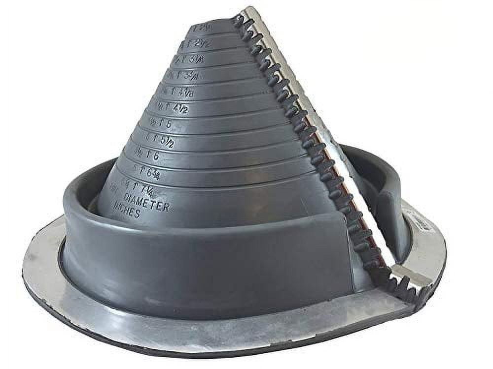 EPDM Roofing Pipe Flashing Retrofit Split Zipper Boots On Site