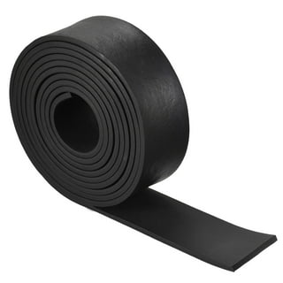 LEMES 2 Pcs Black Solid Rubber Sheets Strips Rolls High Temp Gasket  Material 0.04 Thick x 12 Wide x 12 Long