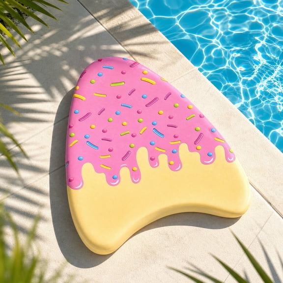 EPE Foam Kickboard for Swim Training - 16.53x13.38x1.57in Buoyancy Board for Leg Kicks & Pool Drills, Non-Slip, Lightweight Durable