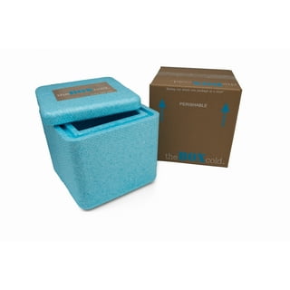 Chocolate Shipping Cooler. Styrofoam Cooler AND Ice Pack for