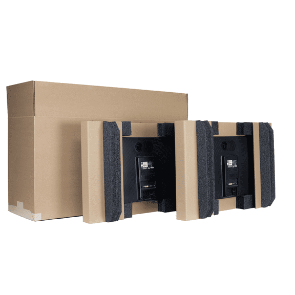 EPE USA Universal 23" - 27" Double Monitor Shipping Box, Secure and Protective Computer Monitor Shipping Box, theBOXlarger