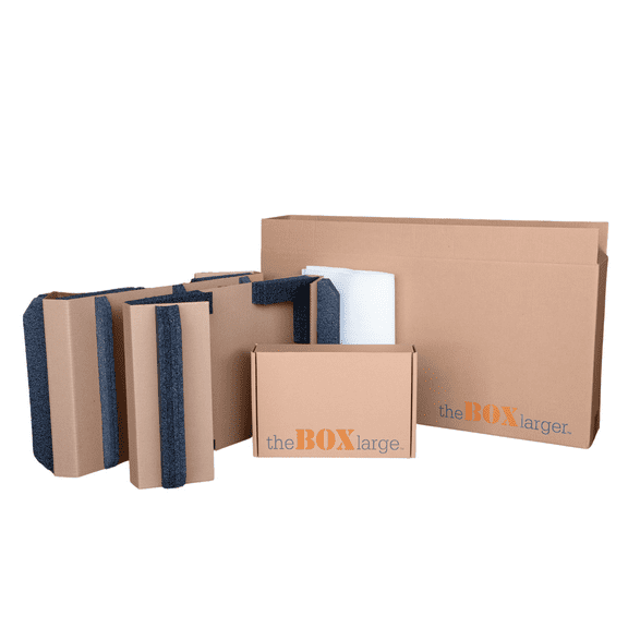 EPE USA Universal 23" - 27" Dual Monitor and Laptop Shipping Box, Secure and Protective All-In-One Computer Monitor and Laptop Shipping Box, theBOXlarger