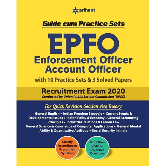 EPFO Enforcement Officer (E), (Paperback)