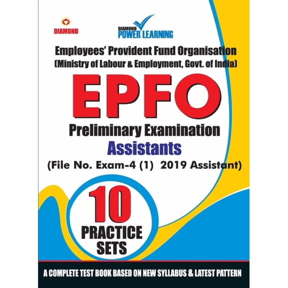 EPFO - Preliminary Examination - Assistant - 10 Practice Test Paper, (Paperback)