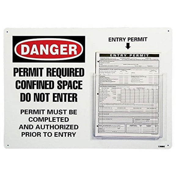 EPH National Marker Confined Space Entry Permit Holder