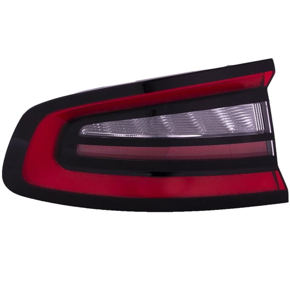 EPIC LIGHTING CAPA OE Style LED Tail Light Outer w/ Black Housing Assembly Replacement for DODGE 15-19 CHARGER [ CH2800208C 68213145AD ] Left Driver Side