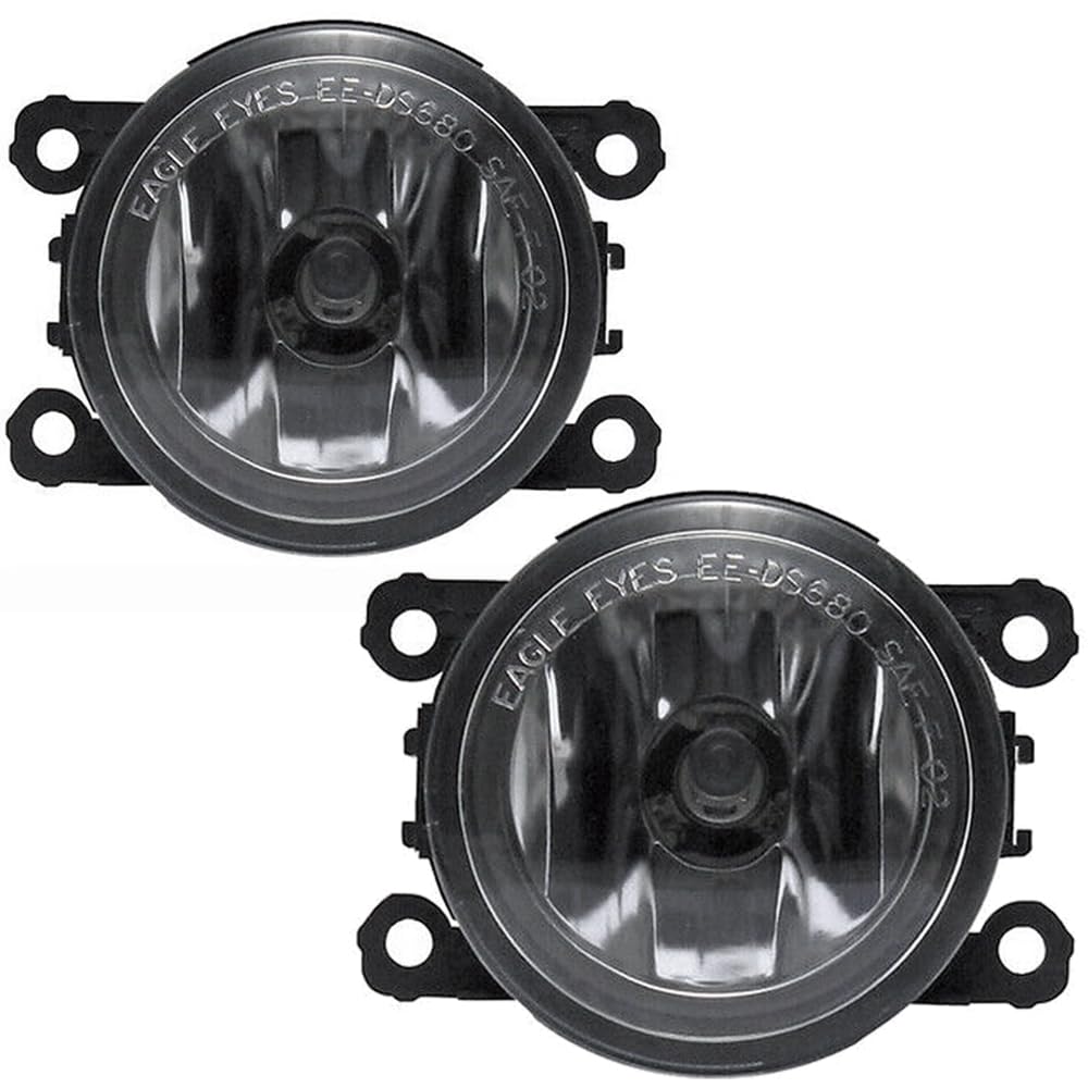 Chrome Front Fog Light Bezel Cover Set – 2008-2009 Ford Taurus – Direct Replacement Pair