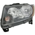 thumbnail image 1 of EPIC LIGHTING OE Style Halogen Headlight 2013 Code LMB w/ Black Trim Assembly Replacement for JEEP 14-17 COMPASS [ CH2502246 68171215AA ] Left Driver Side, 1 of 3