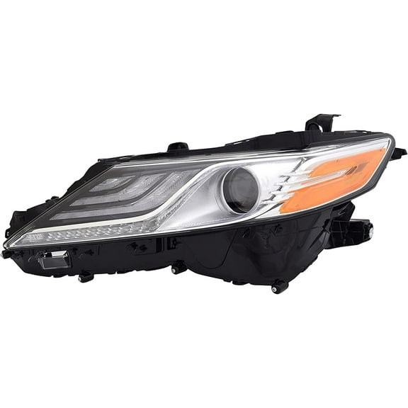 EPIC LIGHTING OE Style Halogen Headlight Assembly Replacement for TOYOTA 19-24 CAMRY BASE XLE HYBRID | 2020 XSE [ TO2502278 8115006D71 ] Left Driver Side
