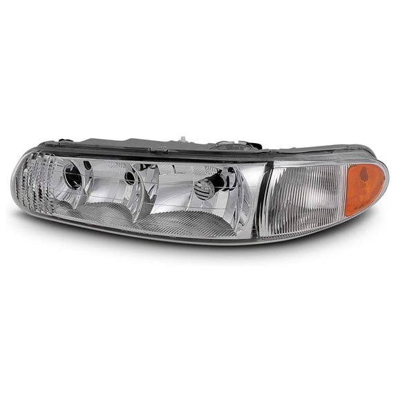 EPIC LIGHTING OE Style Halogen Headlight Assembly Replacement for BUICK 97-05 CENTURY [ GM2502182 10436482 ] Left Driver Side