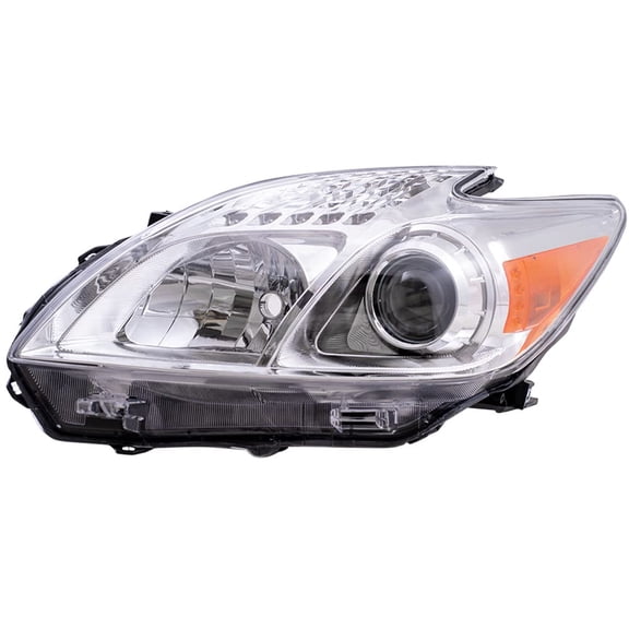 EPIC LIGHTING OE Style Halogen Headlight Assembly Replacement for TOYOTA 12-15 PRIUS [ TO2518134 8117047520 ] Left Driver Side