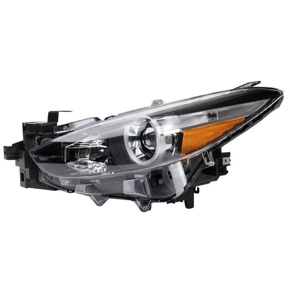 EPIC LIGHTING OE Style Halogen Headlight Fits Sedan & Hatchback Assembly Replacement for MAZDA 17-18 SERIES 3 JAPAN BUILT [ MA2502149 BABF510L0D ] Left Driver Side