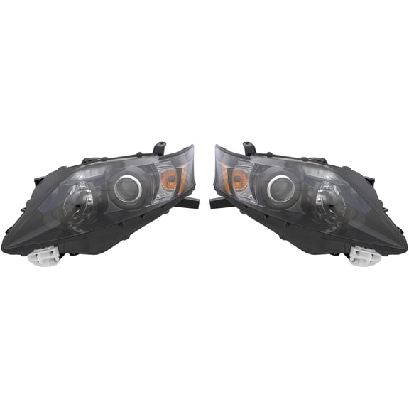 EPIC LIGHTING OE Style Halogen Headlights Assembly Replacement for LEXUS 2012 RX350 [ LX2502155 LX2503155 811500E170 811100E170 ] Pair