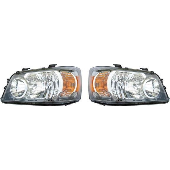 EPIC LIGHTING OE Style Halogen Headlights Assembly Replacement for TOYOTA 04-06 HIGHLANDER [ TO2502151 TO2503151 8113048280 8117048280 ] Pair