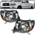thumbnail image 1 of EPIC LIGHTING OE Style Halogen Headlights w/ Sport Package Assembly Replacement for TOYOTA 05-11 TACOMA [ TO2502181 TO2503181 8115004173 8111004173 ] Pair, 1 of 3