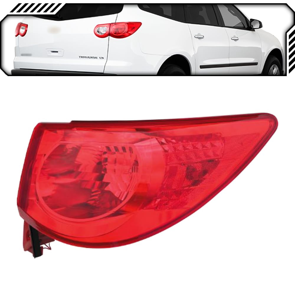 EPIC LIGHTING OE Style Halogen Tail Light Assembly Replacement for CHEVROLET 09-12 TRAVERSE [ GM2801238 15912686 ] Right Passenger Side