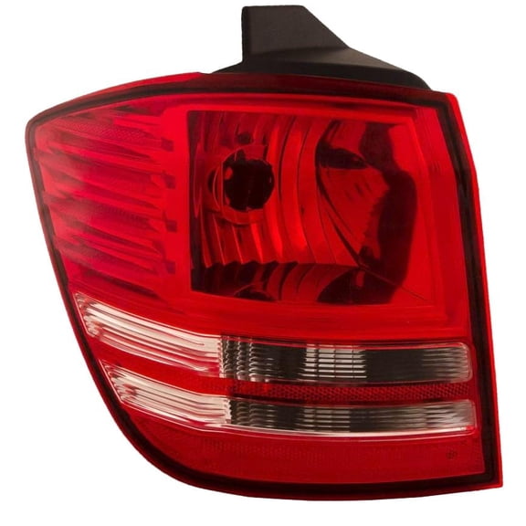EPIC LIGHTING OE Style Halogen Tail Light Chrome Assembly Replacement for DODGE 09-20 JOURNEY [ CH2804102 5116291AF ] Left Driver Side