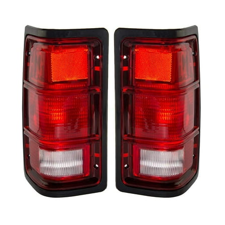 EPIC LIGHTING OE Style Halogen Tail Lights Assembly Replacement for DODGE 81-83 D150 D250 W150 [ CH2800111 CH2801111 55076439 55076438 ] Pair