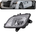 thumbnail image 1 of EPIC LIGHTING OE Style LED Fog Light Chrome w/ LED Light Bar Assembly Replacement for FREIGHTLINER 18-22 CASCADIA [ FL2592106 A6603653002 ] Left Driver Side, 1 of 4