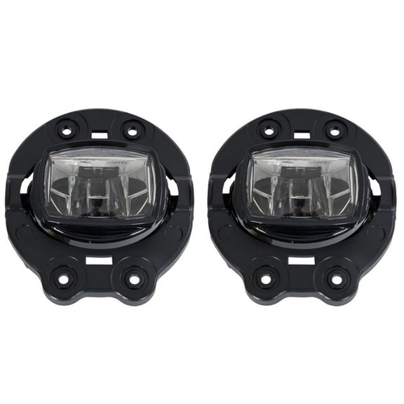 EPIC LIGHTING OE Style LED Fog Lights Black Housing Assembly Replacement for JEEP 19-22 CHEROKEE [ CH2592163 68466265AC ] Pair