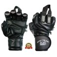 thumbnail image 1 of EPIC Leather Gym Gloves with Built in 2" Wide Wrist Wraps Best Grip & Design for WeightLifting Power Lifting Bodybuilding & Strength Training Workout Exercises, 1 of 9