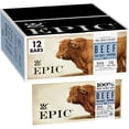 thumbnail image 1 of EPIC Protein Bars, Beef Sea Salt and Pepper, Keto and Paleo Friendly, 12 Count, 15.6 oz, 1 of 15