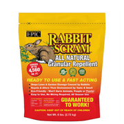 EPIC Rabbit Scram All Natural Ready To Use Outdoor Granular Animal Repellent Resealable Bag, 6lbs