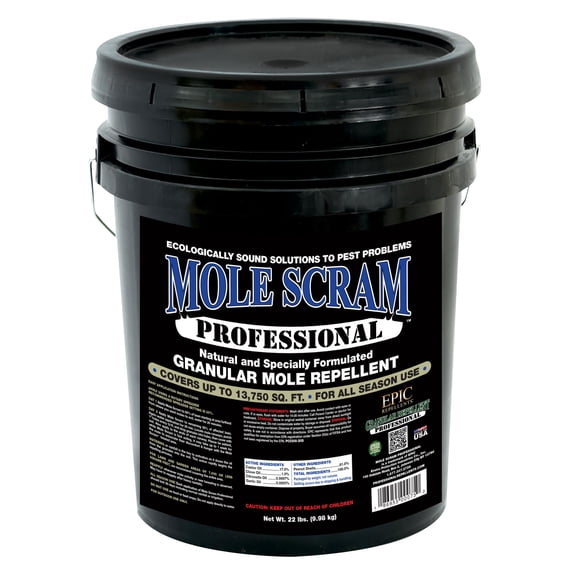 EPIC Repellents Professional Mole Scram 22lb Bucket