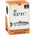 thumbnail image 1 of EPIC Salmon Bites, Maple Glazed and Smoked, Paleo Friendly, Protein Snacks, 8 Ct, 20 oz, 1 of 14