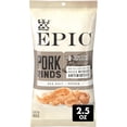 thumbnail image 1 of EPIC Sea Salt and Pepper Pork Rinds, Keto and Paleo Friendly, Protein Snacks, 2.5 oz, 1 of 10
