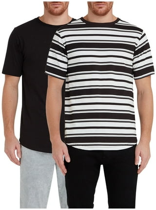 FashionOutfit Men's Longline with asymmetrical hemline t-shirt