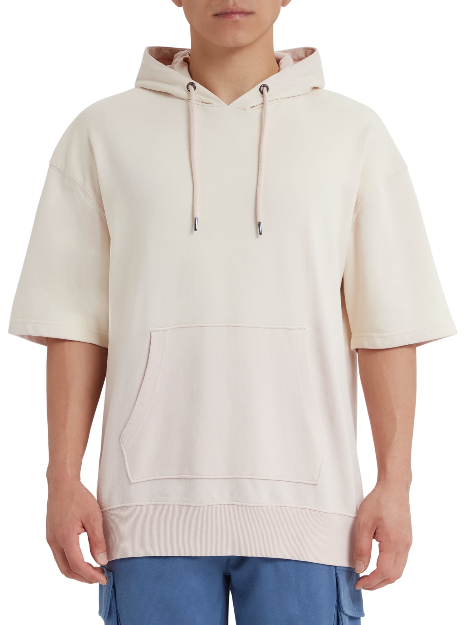 short sleeve oversized hoodie