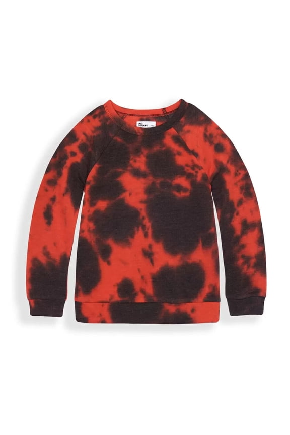 Big Boys All Over Print Fleece Pullover Red Size S MSRP $45