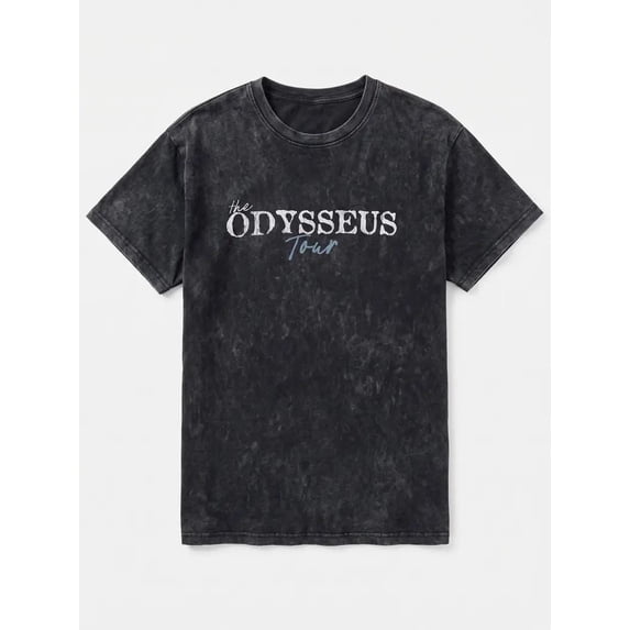 EPIC: The Musical Odysseus Tour Acid Wash Tee Greek Mythology Vintage Graphic Oversized T-Shirt Dark Academia Streetwear