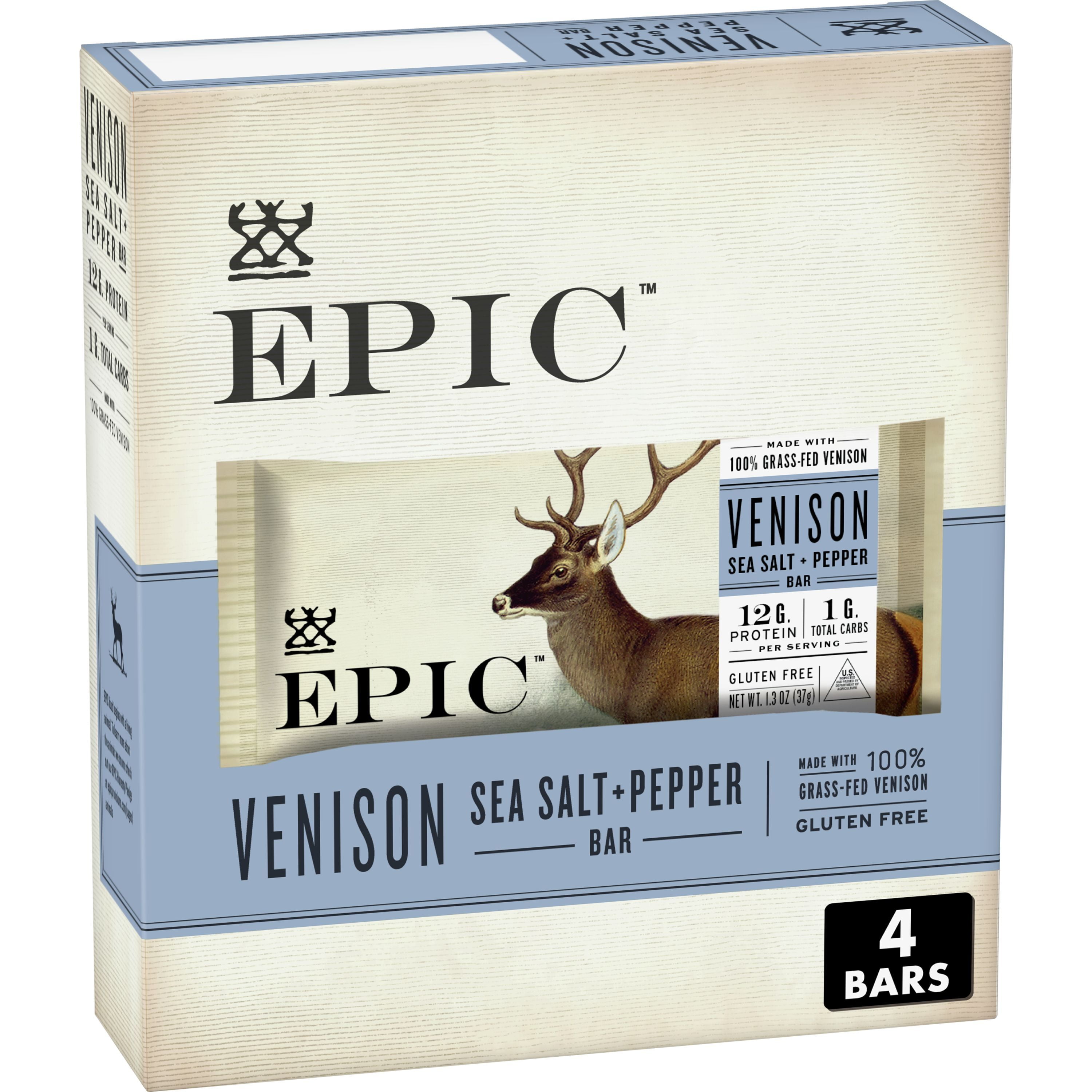 EPIC® Sea Salt + Pepper Venison Bar, 1.5 oz - Gerbes Super Markets