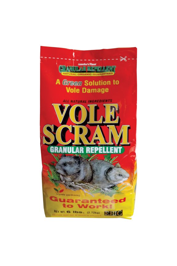 Vole Scram Outdoor Organic All Natural Granular Repellent, 6 Pound Bucket