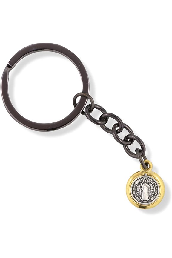 Catholic Gifts Saint St Benedict Medal San Benito Religious Jewelry Keychain for Women Keychain Gifts Catholic Keychain for Women Men Boys and Girls