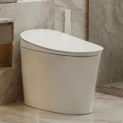 EPLO Smart Toilet Bidet, Auto Open/Close, 1000g MaP Flush, ADA Comfort Height, Heated Seat, Elongated Design