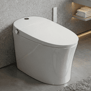 EPLO Smart Bidet Toilet with Foam Shield and Built in Tank, Dual Auto Flush, Foot Sensor Control, One-piece Toilet