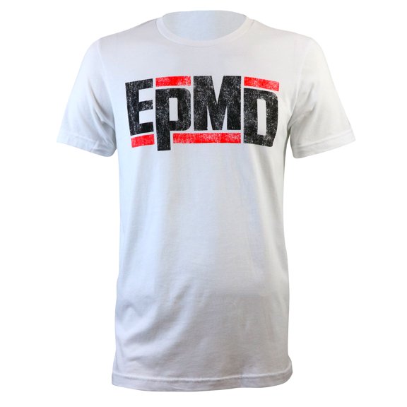 EPMD Men's Logo T-Shirt White Small | Licensed Control Industry Merchandise