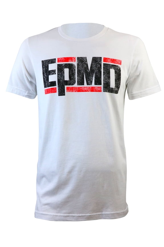 EPMD Men's Logo T-Shirt White Small | Licensed Control Industry Merchandise
